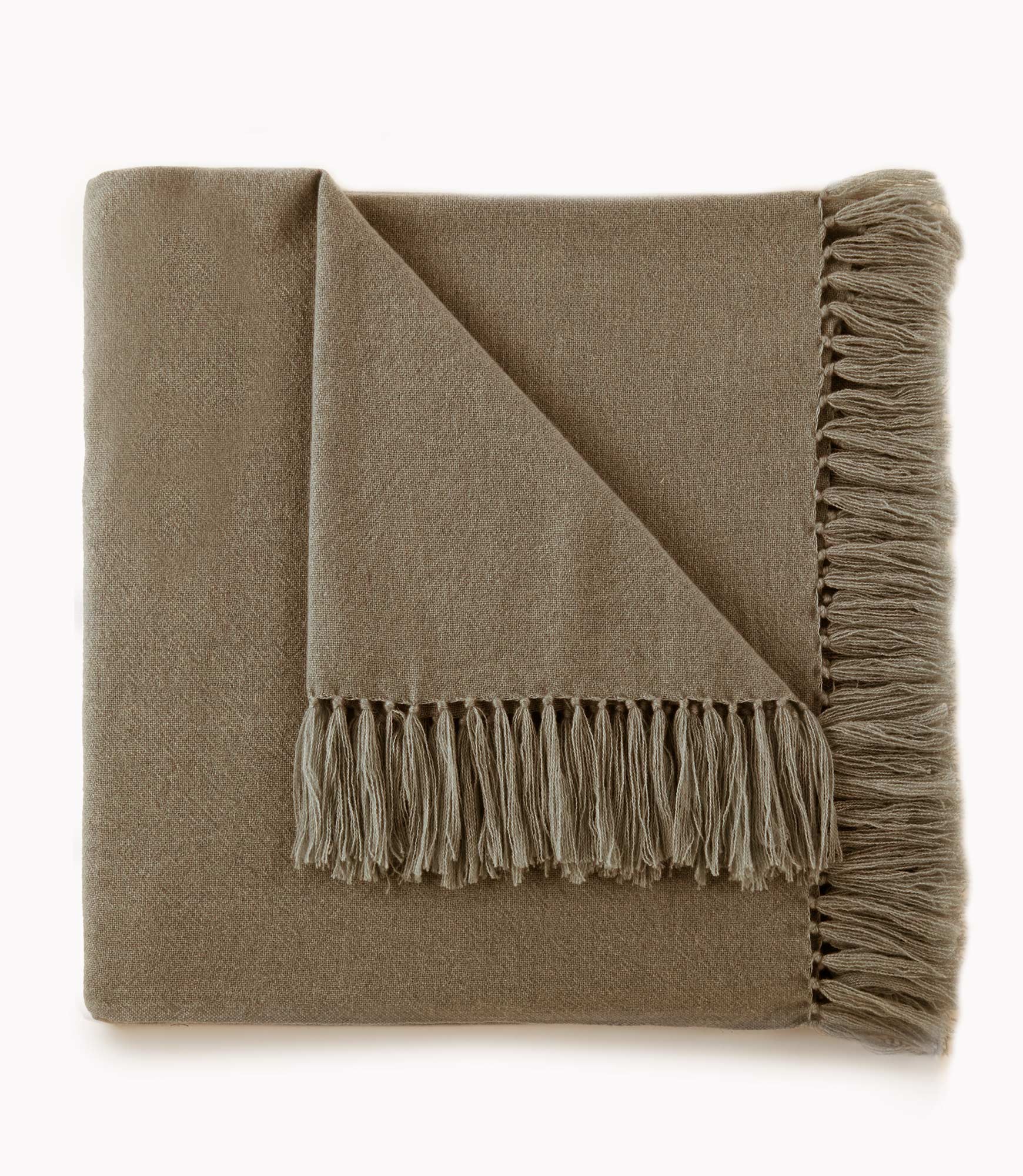 Fairmount Cashmere Throw, Camel