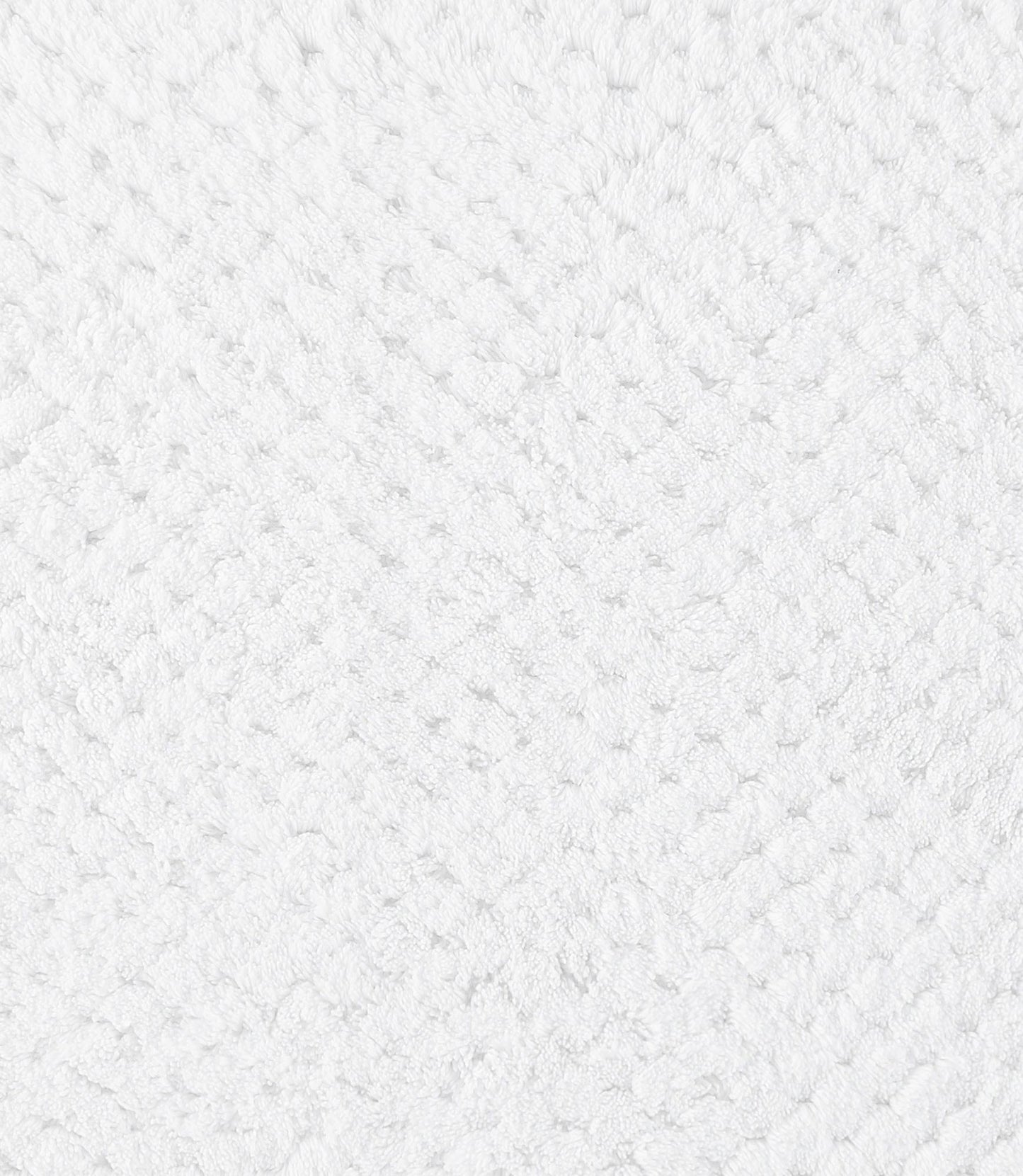 Catalina Bath mat checkerboard detail, White