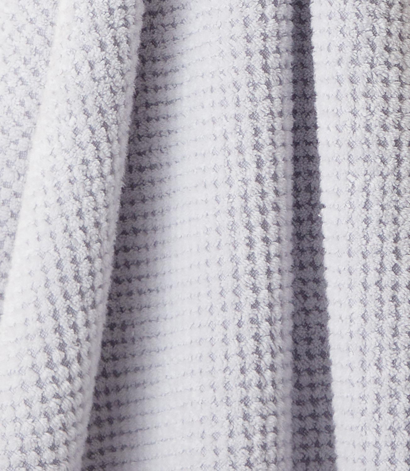 Catalina bath towel checkerboard detail, Gray