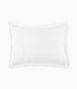 European Washed Linen Sham, White