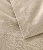 corner detail of Montauk coverlet, Linen