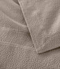 corner detail of montauk coverlet, Platinum