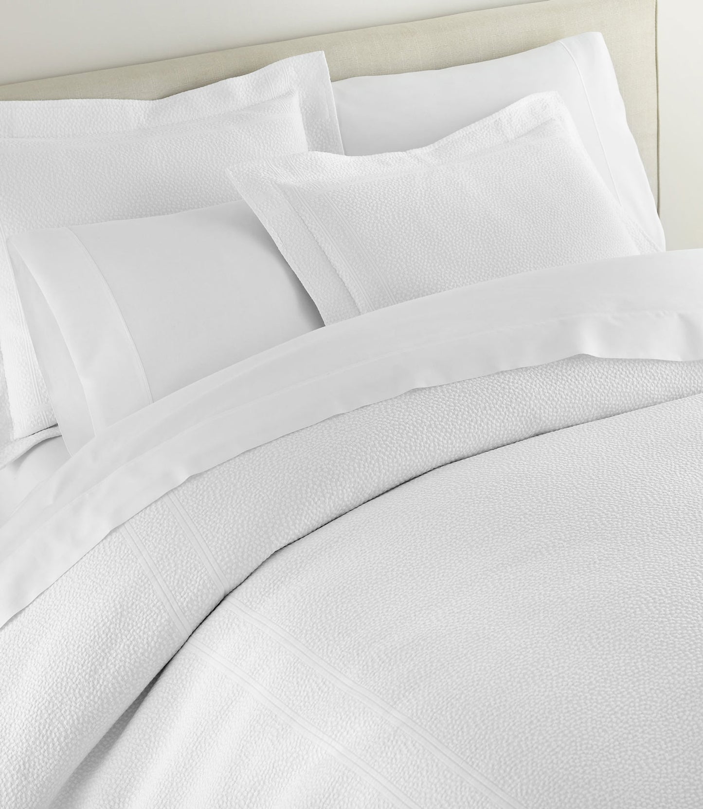 Montauk Matelassé Duvet Cover