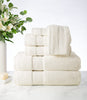 Plush Turkish Towel Set, Ivory