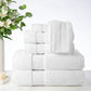 Plush Turkish Towel Set, White