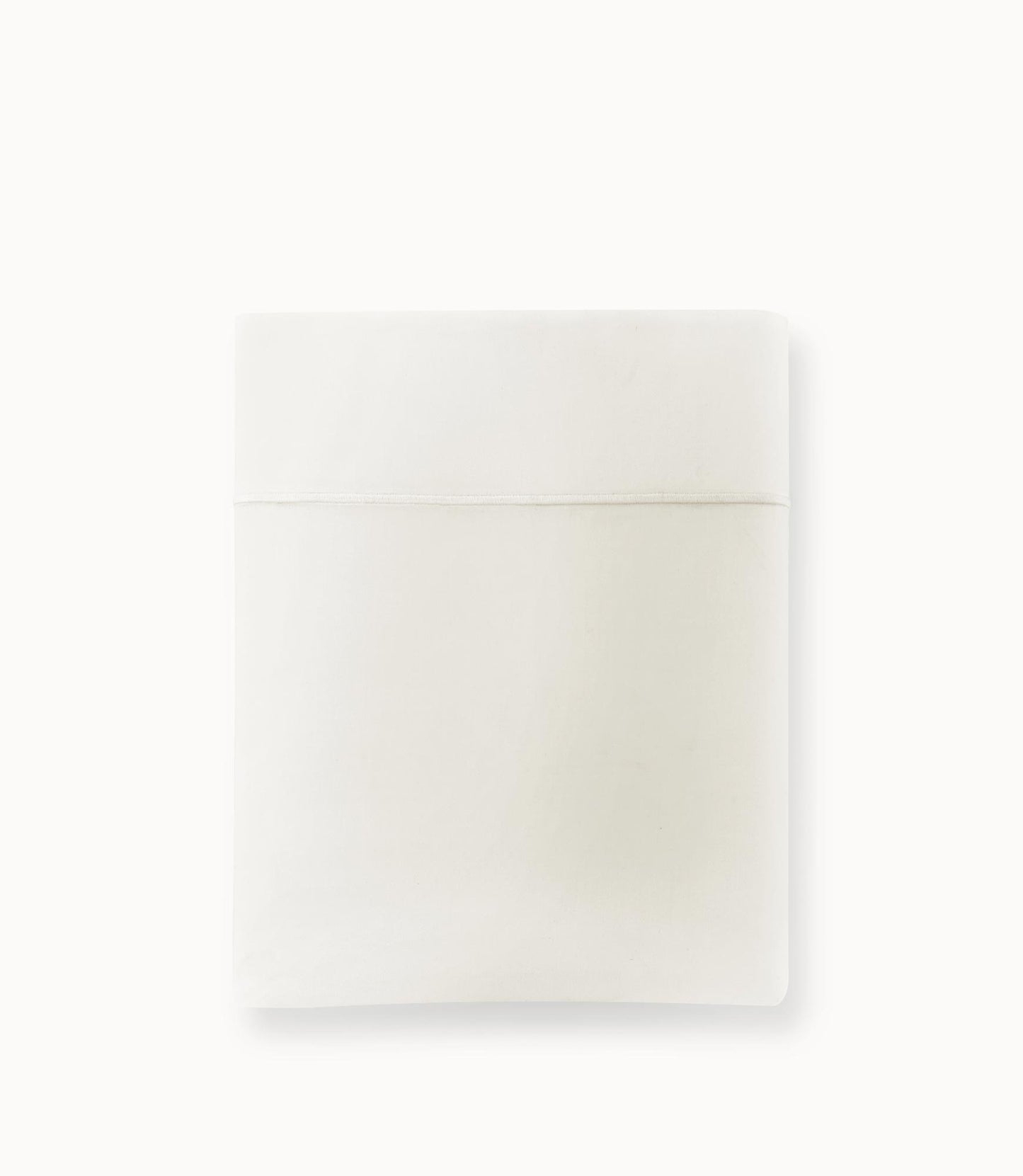 Boutique percale flat sheet, Ivory