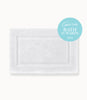 Tiffany Cloud Rug Oprah Bath Award, White