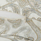 hidden zipper detail on printed paisley duvet cover, Paisley Pearl