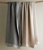 Angelo Reversible Blanket Hanging  Flint and Linen Colors