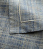 Biagio Jacquard Sham Detail Blue