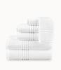 Chelsea Plush Towel Set Stack White