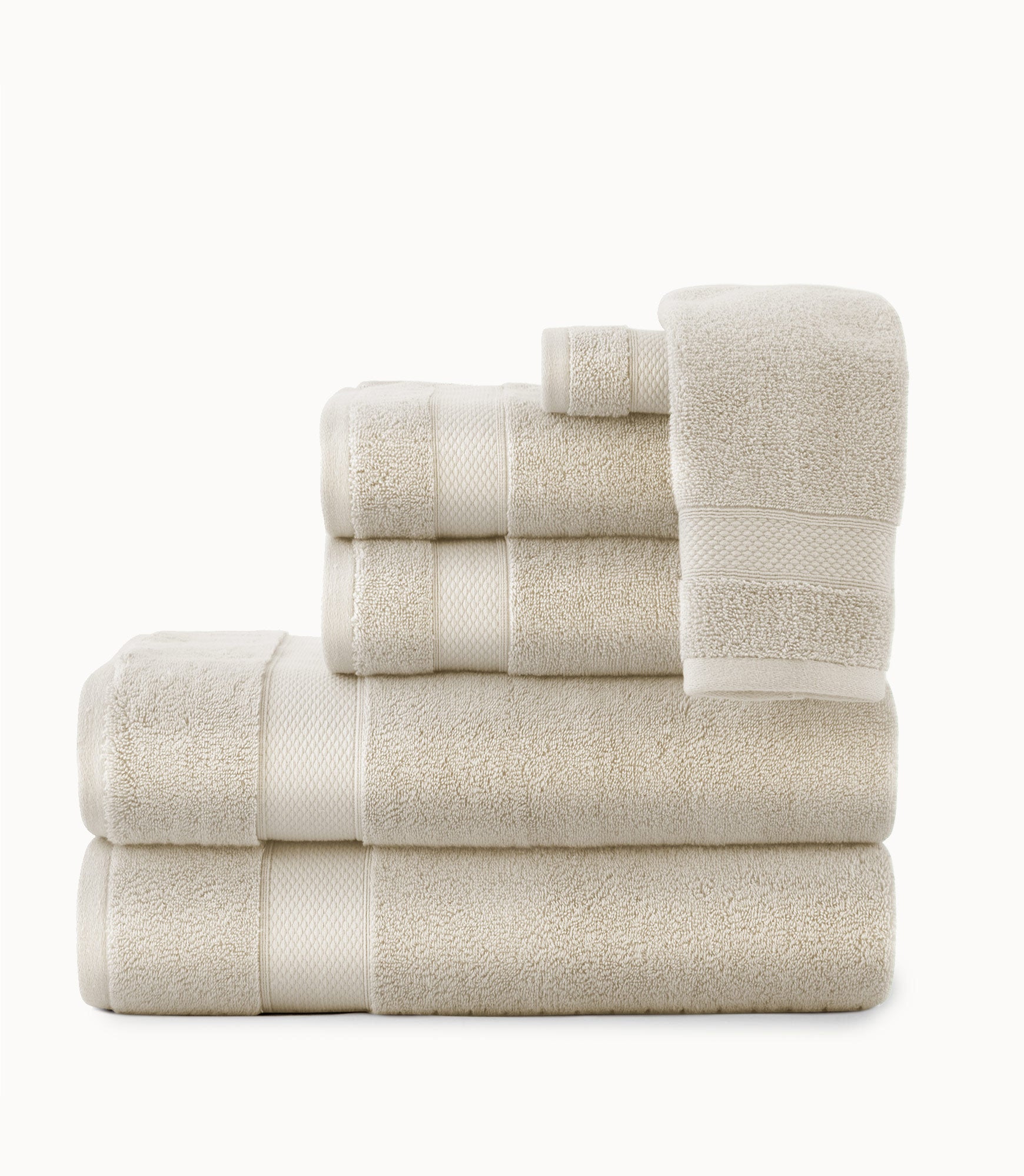 Allure Turkish Diamond Jacquard Bath Towels Patterned Towels Towels With  Tassels 100% Cotton -  Denmark