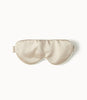 front of silk sleeping mask latte