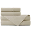 Gardenia Egyptian Cotton Sheet Set Stacked Mushroom