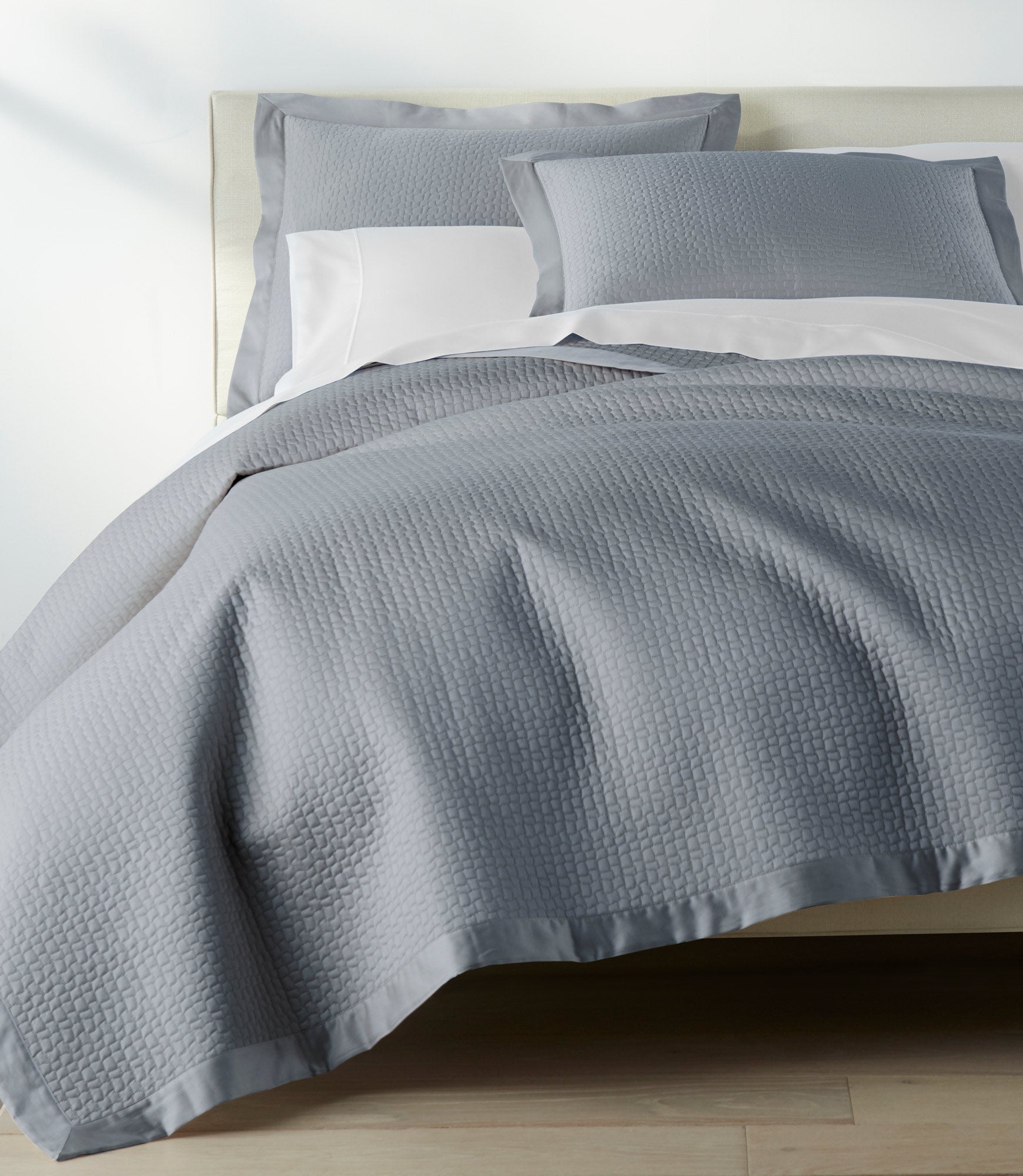 Hamilton Quilted Coverlet Luxury Bedding Peacock Alley