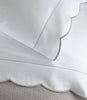 Harmony Scallop Sateen Flat Sheet Detail Mist