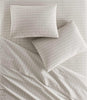 Houndstooth Percale Sheets Greige