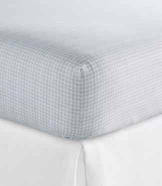 Houndstooth Percale Fitted Sheet – Peacock Alley