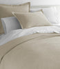 Linen Juliet coverlet and sham on bed, Juliet Matelasse Sham