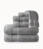 Liam Bath Towel Stack Dark Gray