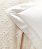 Virtuoso Sateen Shams Ivory Detail