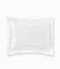 virtuoso sateen pillow sham in White