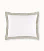 mandalay cuff sham Platinum trim