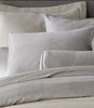 Matteo Plaid Decorative Pillow Pewter Bedding Shams On Bed