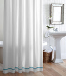 Pique II Tailored Luxury High End Shower Curtain | Peacock Alley