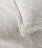 Ravenna Jacquard Sham corner detail Linen