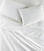 Ribbon Stripe Percale Sleeping Shams Set Olive