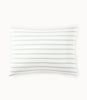 Ribbon Stripe Percale Sleeping Sham Olive