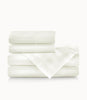 Soprano Stripe Sateen Sheet Set Ivory