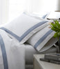 Soprano Sham Blue Trim Lifestyle Display Bed