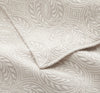 Vienna Matelassé Coverlet Linen Detail