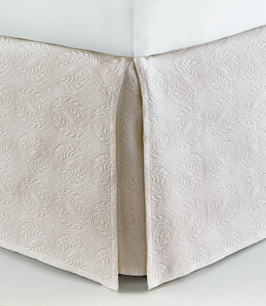 Tailored hotsell Bedskirt Panama Wave Gem