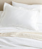 Vienna Matelassé Coverlet White on Bed