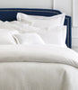 Virtuoso White Duvet Cover on Bed