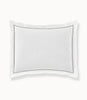 Soprano II Sham  Platinum Embroidered trim