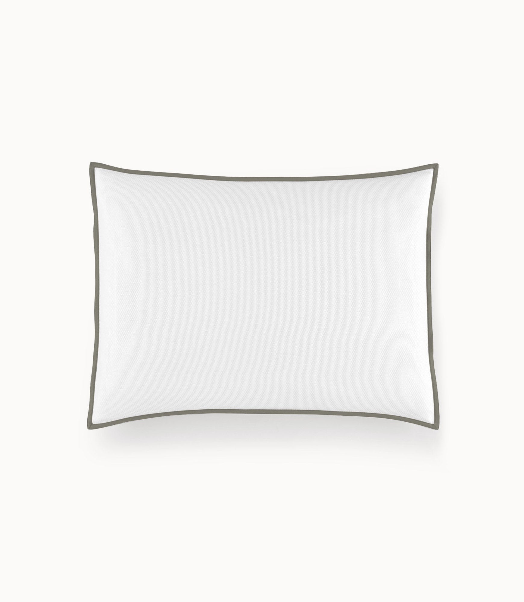 White throw pillow with best sale black trim